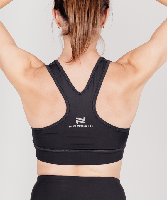 картинка Топ Nordski Pro Bra Black W от магазина Одежда+