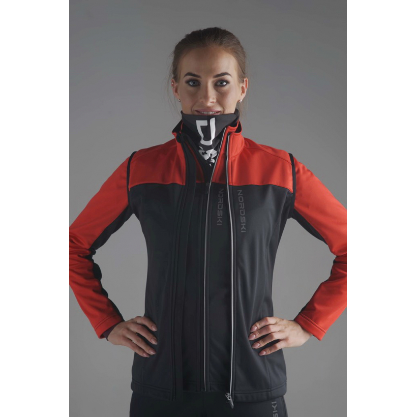 картинка Жилет разминочный Nordski Active Red/Black W от магазина Одежда+
